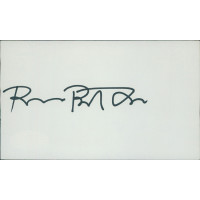 Robert Benton Writer Director Signed 3x5 Index Card JSA Authenticated Robert Benton Writer Director Signed 3x5 Index Card JSA Authenticated