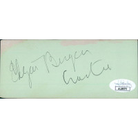 Edgar Bergen and Ed Gardner Signed 2.25x5 Album Page JSA Authenticated Edgar Bergen and Ed Gardner Signed 2.25x5 Album Page JSA Authenticated