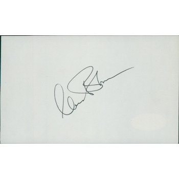 Claire Bloom Actress Signed 3x5 Index Card JSA Authenticated