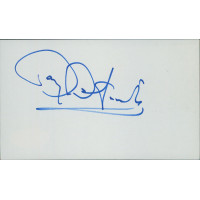 Barry Bostwick Actor Signed 3x5 Index Card JSA Authenticated