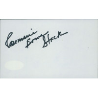Rosemarie Bowe Stack Actress Model Signed 3x5 Index Card JSA Authenticated Rosemarie Bowe Stack Actress Model Signed 3x5 Index Card JSA Authenticated