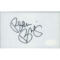 Beau Bridges Actor Signed 3x5 Index Card JSA Authenticated