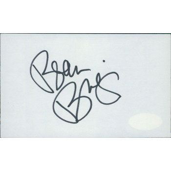 Beau Bridges Actor Signed 3x5 Index Card JSA Authenticated