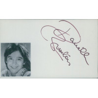 Danielle Brisebois Actress Singer Signed 3x5 Index Card JSA Authenticated Danielle Brisebois Actress Singer Signed 3x5 Index Card JSA Authenticated