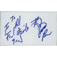 James Brown Musician King of Soul Signed 3x5 Index Card JSA Authenticated James Brown Musician King of Soul Signed 3x5 Index Card JSA Authenticated