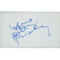 Betty Buckley Actress Signed 3x5 Index Card JSA Authenticated