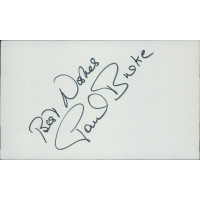 Paul Burke Actor Signed 3x5 Index Card JSA Authenticated Paul Burke Actor Signed 3x5 Index Card JSA Authenticated