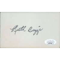 Ruth Buzzi Actress Signed 3x5 Index Card JSA Authenticated Ruth Buzzi Actress Signed 3x5 Index Card JSA Authenticated
