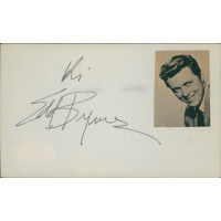 Edd Byrnes Actor Signed 3x5 Index Card JSA Authenticated Edd Byrnes Actor Signed 3x5 Index Card JSA Authenticated
