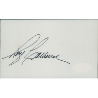 Rory Calhoun Actor Signed 3x5 Index Card JSA Authenticated Rory Calhoun Actor Signed 3x5 Index Card JSA Authenticated