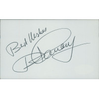 David Canary Actor Signed 3x5 Index Card JSA Authenticated David Canary Actor Signed 3x5 Index Card JSA Authenticated