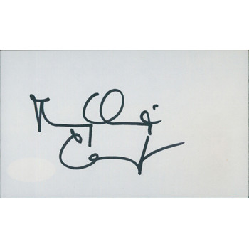 Mary Chapin Carpenter Singer Signed 3x5 Index Card JSA Authenticated