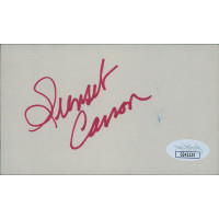 Sunset Carson Actor Signed 3x5 Index Card JSA Authenticated Sunset Carson Actor Signed 3x5 Index Card JSA Authenticated