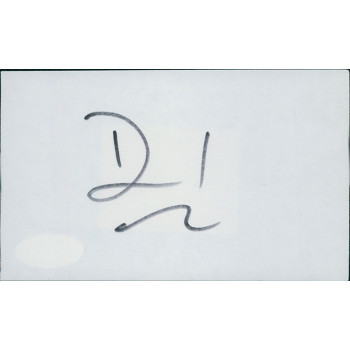 David Caruso Actor Signed 3x5 Index Card JSA Authenticated