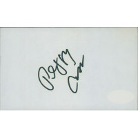 Peggy Cass Actress Comedian Signed 3x5 Index Card JSA Authenticated Peggy Cass Actress Comedian Signed 3x5 Index Card JSA Authenticated