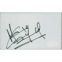 Maxwell Caulfield Actor Signed 3x5 Index Card JSA Authenticated