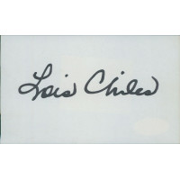 Lois Chiles Actress Signed 3x5 Index Card JSA Authenticated Lois Chiles Actress Signed 3x5 Index Card JSA Authenticated
