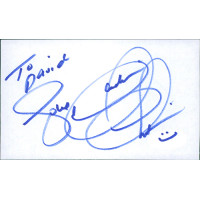 Claudia Christian Actress Signed 3x5 Index Card JSA Authenticated Claudia Christian Actress Signed 3x5 Index Card JSA Authenticated