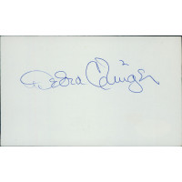 Debra Clinger Actress Signed 3x5 Index Card JSA Authenticated Debra Clinger Actress Signed 3x5 Index Card JSA Authenticated