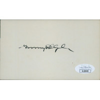 George Clyde Utah Governor Signed 3x5 Index Card JSA Authenticated George Clyde Utah Governor Signed 3x5 Index Card JSA Authenticated