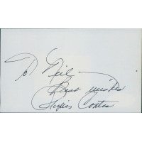 Phyllis Coates Actress Signed 3x5 Index Card JSA Authenticated Phyllis Coates Actress Signed 3x5 Index Card JSA Authenticated