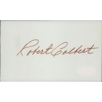 Robert Colbert Actor Signed 3x5 Index Card JSA Authenticated Robert Colbert Actor Signed 3x5 Index Card JSA Authenticated