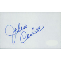 John Conlee Country Singer Signed 3x5 Index Card JSA Authenticated