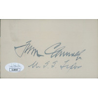 Tom Connally Texas Congressmen Senator Signed 3x5 Index Card JSA Authenticated Tom Connally Texas Congressmen Senator Signed 3x5 Index Card JSA Authenticated