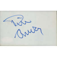 Tim Conway Actor Signed 3x5 Index Card JSA Authenticated Tim Conway Actor Signed 3x5 Index Card JSA Authenticated
