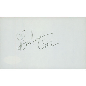 Barbara Cook Actress Singer Signed 3x5 Index Card JSA Authenticated