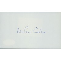 Alistair Cooke Broadcaster Journalist Signed 3x5 Index Card JSA Authenticated