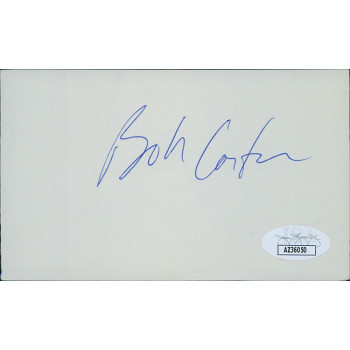 Bob Costas Sportscaster Signed 3x5 Index Card JSA Authenticated