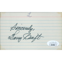 Harry Craft Cincinnati Reds Signed 3x5 Index Card JSA Authenticated Harry Craft Cincinnati Reds Signed 3x5 Index Card JSA Authenticated