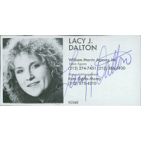 Lacy J. Dalton Country Singer Signed 2x3.5 Directory Cut JSA Authenticated Lacy J. Dalton Country Singer Signed 2x3.5 Directory Cut JSA Authenticated