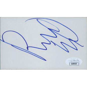 Robert Davi Actor Signer Signed 3x5 Index Card JSA Authenticated Personalized