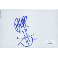 Jonathan Davis Korn Signer Signed 4x6 Index Card JSA Authenticated