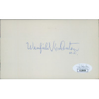 Winfield Denton Indiana Congressmen Signed 3x5 Index Card JSA Authenticated Winfield Denton Indiana Congressmen Signed 3x5 Index Card JSA Authenticated