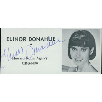 Elinor Donahue Actress Signed 2x4 Directory Cut JSA Authenticated Elinor Donahue Actress Signed 2x4 Directory Cut JSA Authenticated