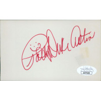 Patty Duke Actress Signed 3x5 Index Card JSA Authenticated Patty Duke Actress Signed 3x5 Index Card JSA Authenticated