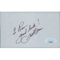 Jack Elam Actor Signed 3x5 Index Card JSA Authenticated Personalized Jack Elam Actor Signed 3x5 Index Card JSA Authenticated Personalized