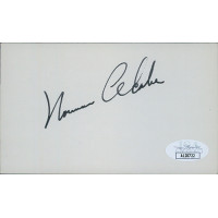 Norman Erbe Iowa Governor Signed 3x5 Index Card JSA Authenticated Norman Erbe Iowa Governor Signed 3x5 Index Card JSA Authenticated