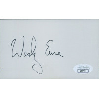 Wesley Eure Actor Signed 3x5 Index Card JSA Authenticated