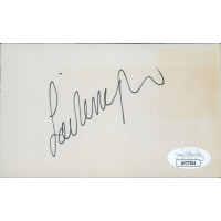 Lou Ferrigno Actor Signed 3x5 Index Card JSA Authenticated Lou Ferrigno Actor Signed 3x5 Index Card JSA Authenticated