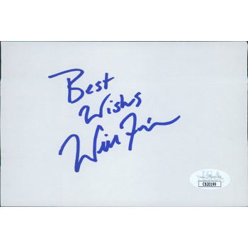 Will Friedle Actor Signed 4x6 Index Card JSA Authenticated