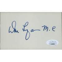 Don Fuqua Florida Congressman Signed 3x5 Index Card JSA Authenticated Don Fuqua Florida Congressman Signed 3x5 Index Card JSA Authenticated