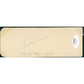 John Garfield Actor Signed 2.25x6 Cut Album Page JSA Authenticated