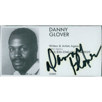 Danny Glover Actor Signed 2x3.5 Directory Cut JSA Authenticated Danny Glover Actor Signed 2x3.5 Directory Cut JSA Authenticated