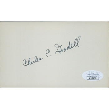 Charles Goodell New York Congressman Senator Signed 3x5 Index Card JSA Authentic Charles Goodell New York Congressman Senator Signed 3x5 Index Card JSA Authentic