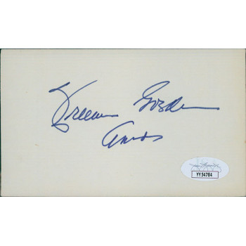 Freeman Gosden Actor Comedian Signed 3x5 Index Card JSA Authenticated
