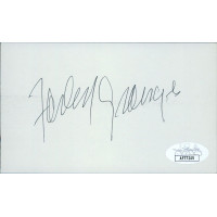 Farley Granger Actor Signed 3x5 Index Card JSA Authenticated Farley Granger Actor Signed 3x5 Index Card JSA Authenticated